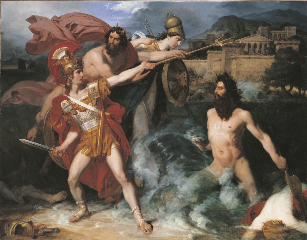 Анри-Фредерик Шопен, "Ахиллес, преследуемый богом реки Ксанф (Скамандр)", 1831