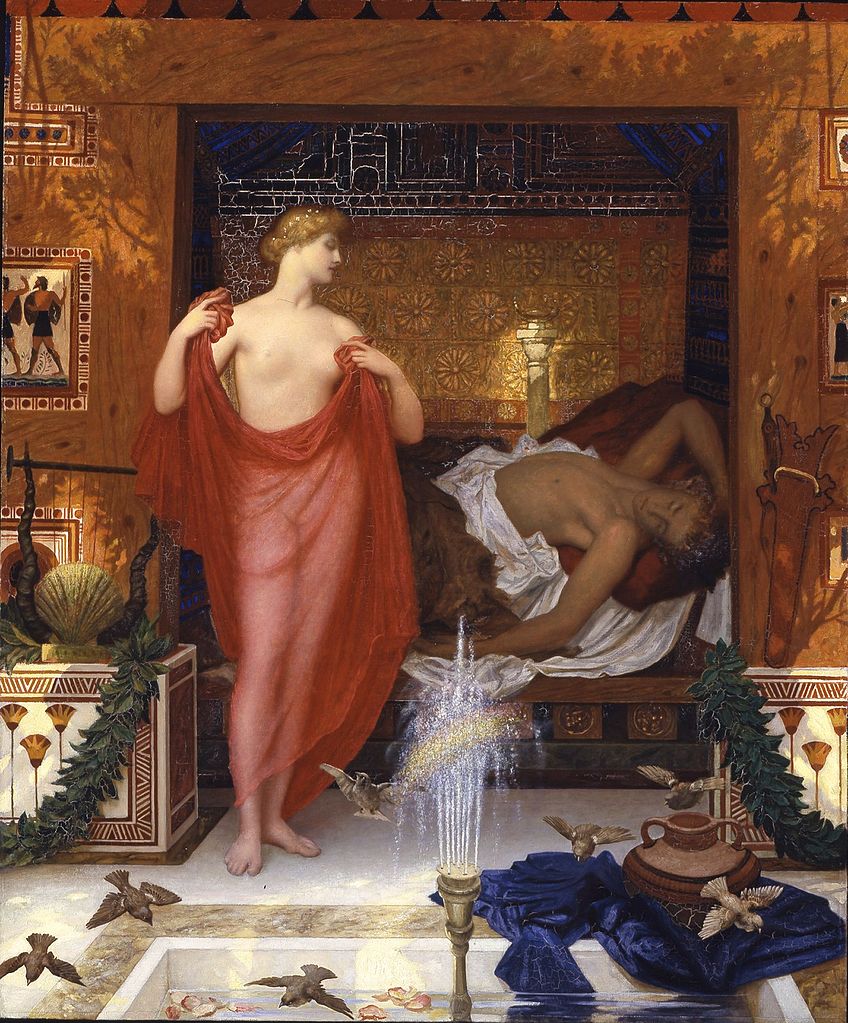 Уильям Блейк Ричмонд, "Гера в доме Гефеста", 1902
