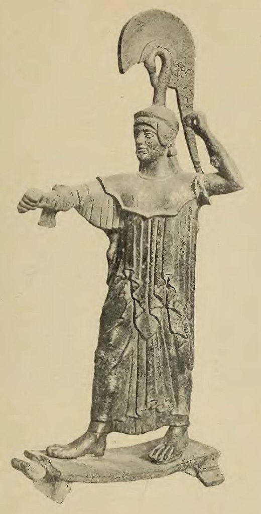 Архаическая статуя Афины, фото 1911 г.