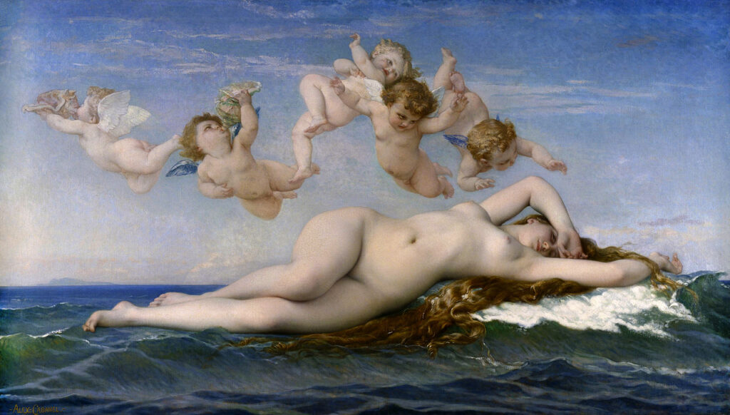 Александр Кабанель, "Рождение Венеры". Холст, масло, 1863
