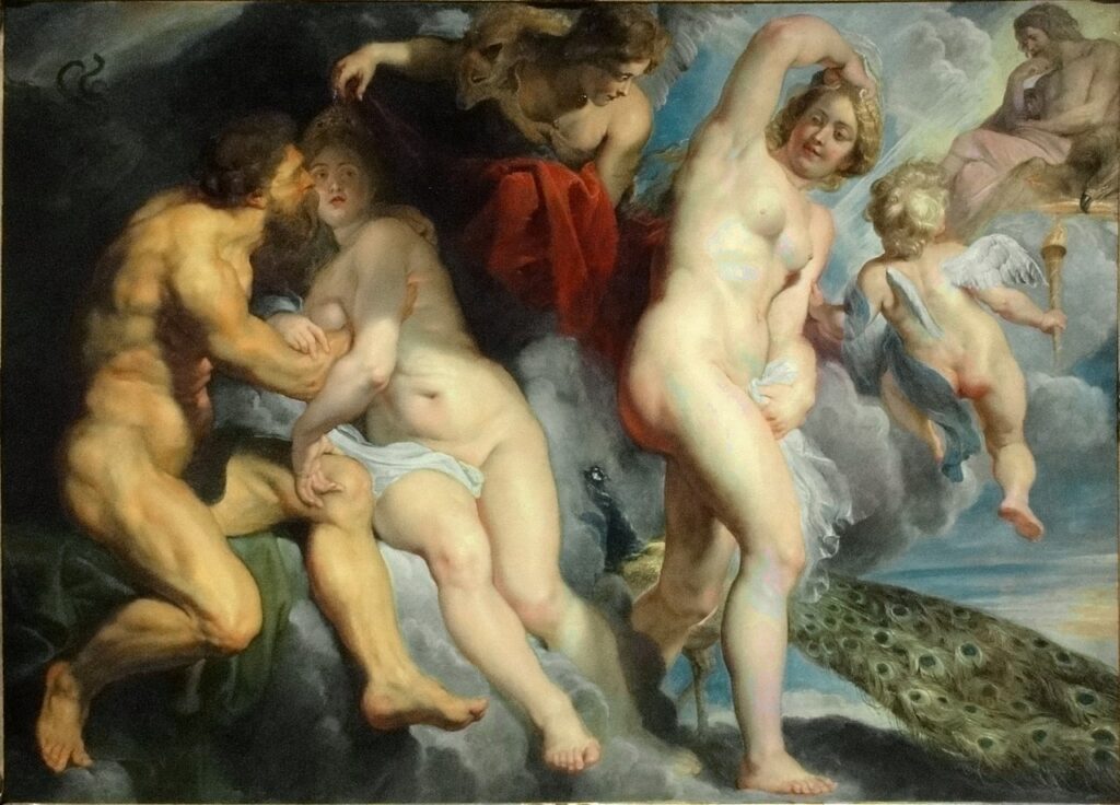 Питер Пауль Рубенс, "Иксион, обманутый Юноной". Холст, масло, 1615