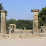 Руины Герея (святилища Геры) в Олимпии