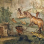 Пигмеи на Ниле. Фрагмент фрески из Помпей, I в. н.э.