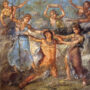 Менады разрывают на части царя Пенфея. Фреска из Дома Веттиев в Помпеях, 62-79 н.э.