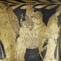 Афродита и Гимерос. Серебряный канфар ок. 420-410 до н.э., фрагмент росписи